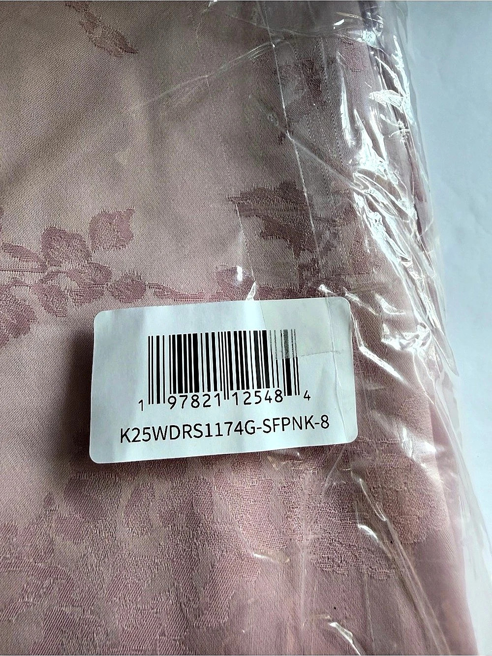 Few Moda kourt NWT Calla Jacquard Floral Maxi Slip Dress in Pink Size 8 - Picture 4 of 6